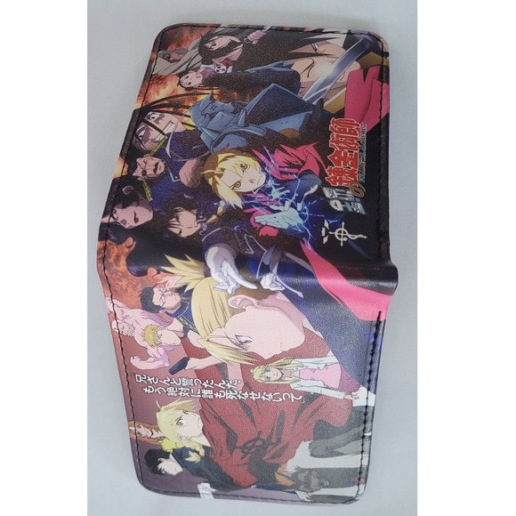 Best Classic Japan Anime Full Metal Alchemist Characters Leather Purse Wallet - Picture 3 of 3